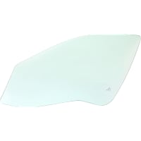 Front, Driver Side Door Glass, Green Tint, Without Clips, Replaces NAGS No. DD10920 GTNN