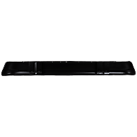 Rear Bumper, Painted Black, With Bumper End Holes, Without Pad Holes, Without Mounting Brackets