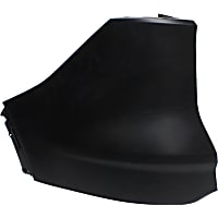 Rear, Driver Side Bumper End, Primed Plastic