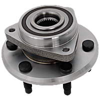 Front or Rear, Driver or Passenger Side Wheel Hub, 6 Lugs, With Bearing,, 3.6L, 6Cyl