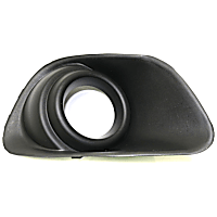 Front, Driver Side Fog Light Trim, Primed, without Chrome Trim