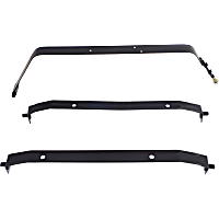 Fuel Tank Strap - 28.25 in. Length of Strap 1, 19.5 in. Length of Strap 2 and strap 3, Fits 15 Gallon tanks, Steel Material
