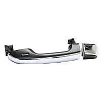 Rear, Driver Or Passenger Side Exterior Door Handle, Primed, Without Key Hole