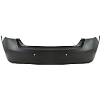 Rear Primed Bumper Cover, Base Model, 6 Cyl., 3.5L Engine, With Parking Aid Sensor Holes