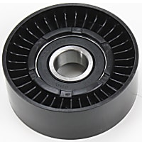 Accessory Belt Idler Pulley, Serpentine, Flat