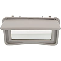Sun Visor Vanity Mirror Flip Up Door - Gray, Direct Fit