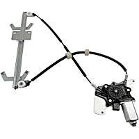Rear, Passenger Side Window Regulator, Power, With 6-Prong Connector, Base Model