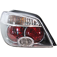 Driver Side Tail Light, with Bulb, Halogen, Amber, Clear and Red Lens, Limited Model