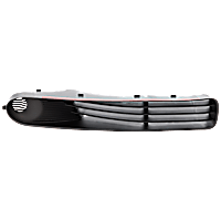 Front, Passenger Side Fog Light Cover, Textured Dark Gray