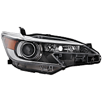 Passenger Side Headlight, without Bulb, Halogen, Base Model, 4 Cyl., 2.5L Engine, CAPA Certified