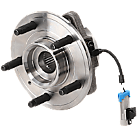 Front, Driver or Passenger Side Wheel Hub, With Bearing, 5 x 4.5 in. Bolt Pattern