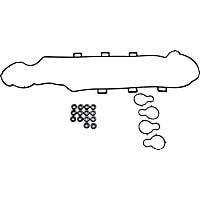 Valve Cover Gasket, 4 Cyl., 2.2L Engine, with Grommets & Spark Plug Tube Seals, Permadry Molded Rubber Gasket Included