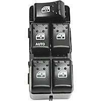 Front, Driver Side Window Switch, Black, 5-Button, Sedan