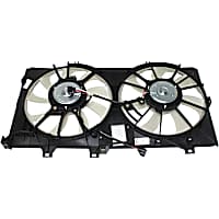 Radiator Fan 4 Cyl 2.5L, Dual fan - 