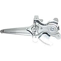 Rear, Driver Side Power Window Regulator, Without Motor