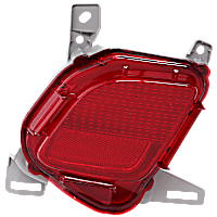 Rear, Driver Side Bumper Reflector