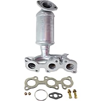 Front, Passenger Side (Firewall Side) Catalytic Converter, Federal EPA, 46-State Cannot ship to/used in vehicles purchased in CA/CO/NY/ME, With Integrated Exhaust Manifold, 3.0L Engine
