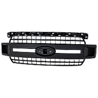 XL Center Grille Textured Black Shell and Insert CAPA Certified