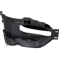 Front, Passenger Side Fog Light Trim, Textured Black