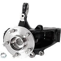 Front, Passenger Side Loaded Knuckle, Without Backing Plate, With Bearing