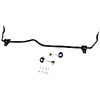 Rear Sway Bar Kit, Steel, 0.87 in., No, Black