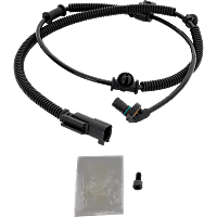 Front, Driver or Passenger Side ABS Speed Sensor, Spindle Mounted
