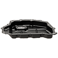 Transmission Pan - Natural, Aluminum, Stock Depth, Direct Fit, Sold individually