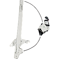 Rear, Passenger Side Window Regulator, Power