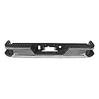 Step Bumper, Chrome Face Bar and Pads With mounting bracket(s)