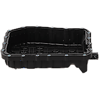 Transmission Pan - Natural, Aluminum, Stock Depth, Direct Fit, Sold individually