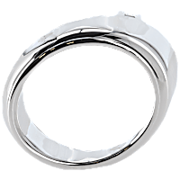 Front, Driver Side Fog Light Trim, Chrome
