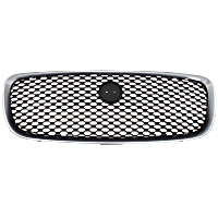 Grille Assembly, Chrome Shell with Painted Black Insert