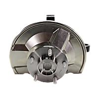 Front, Passenger Side Loaded Knuckle, With Backing Plate, With Bearing