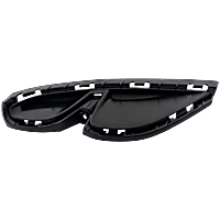 Rear, Passenger Side Bumper Trim, Black