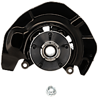 Front, Passenger Side Steering Knuckle, With Bearing, With Dust Shield