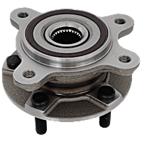Front, Driver Side Wheel Hub, with Bearing, All Wheel Drive