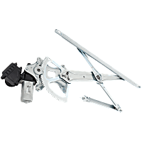 Front, Passenger Side Power Window Regulator, With Motor