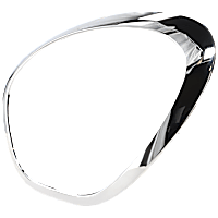 Driver Side, Headlight Bezel, Chrome