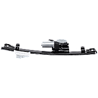 Front, Driver Side Window Regulator, Power, With Anti-Pinch Feature