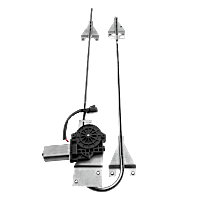 Front, Passenger Side Window Regulator, Power, Base Model