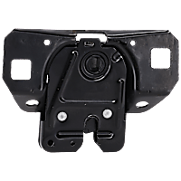 Trunk Latch, Black, Metal