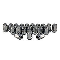 C1707H-SET Universal, Lug Nut - Chrome Carbon Steel Bugle M12-1.5  Set of 20
