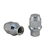 C7802 Lug Nut - Chrome, Carbon Steel, Bugle, 7/16-20 Universal, Sold Individually