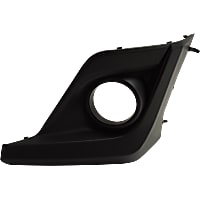 Front, Driver Side Fog Light Trim, Textured Black, 4 Cyl., 2.0L Engine, For Models With Fog Lights