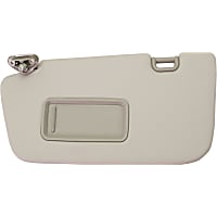 Driver Side Sun Visor, Gray, with Mirror, 4 Cyl., 2.5L Engine