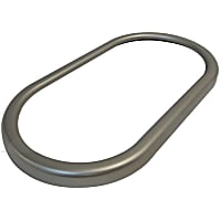 RT27021 Cup Holder Trim - Silver, Plastic, Direct Fit