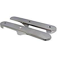 RT27033 Plastic Plain Door Handle Cover, Chrome