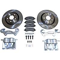 RT31046 Big Brake Kit - Polished Caliper, 2-Wheel Set