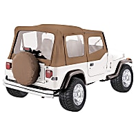 RT10037 RT Off-Road Replacement Tan Soft Top - Without Frame (Requires Factory Frame)