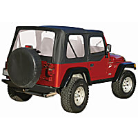 RT10315 Soft Top - Without Frame (Requires Factory Frame) Black